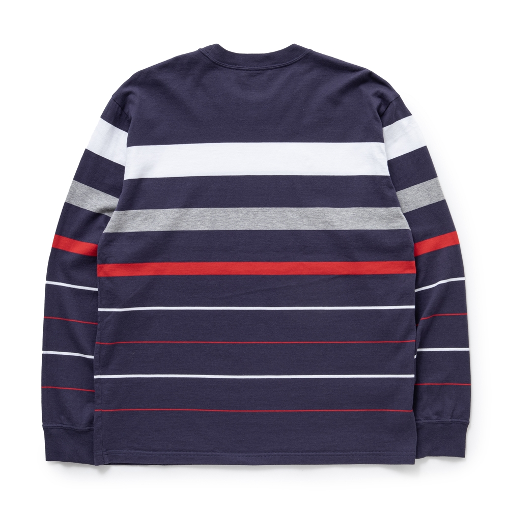 画像: RATS/BORDER LS TEE（NAVY BORDER）［ボーダー長袖T-24春夏］