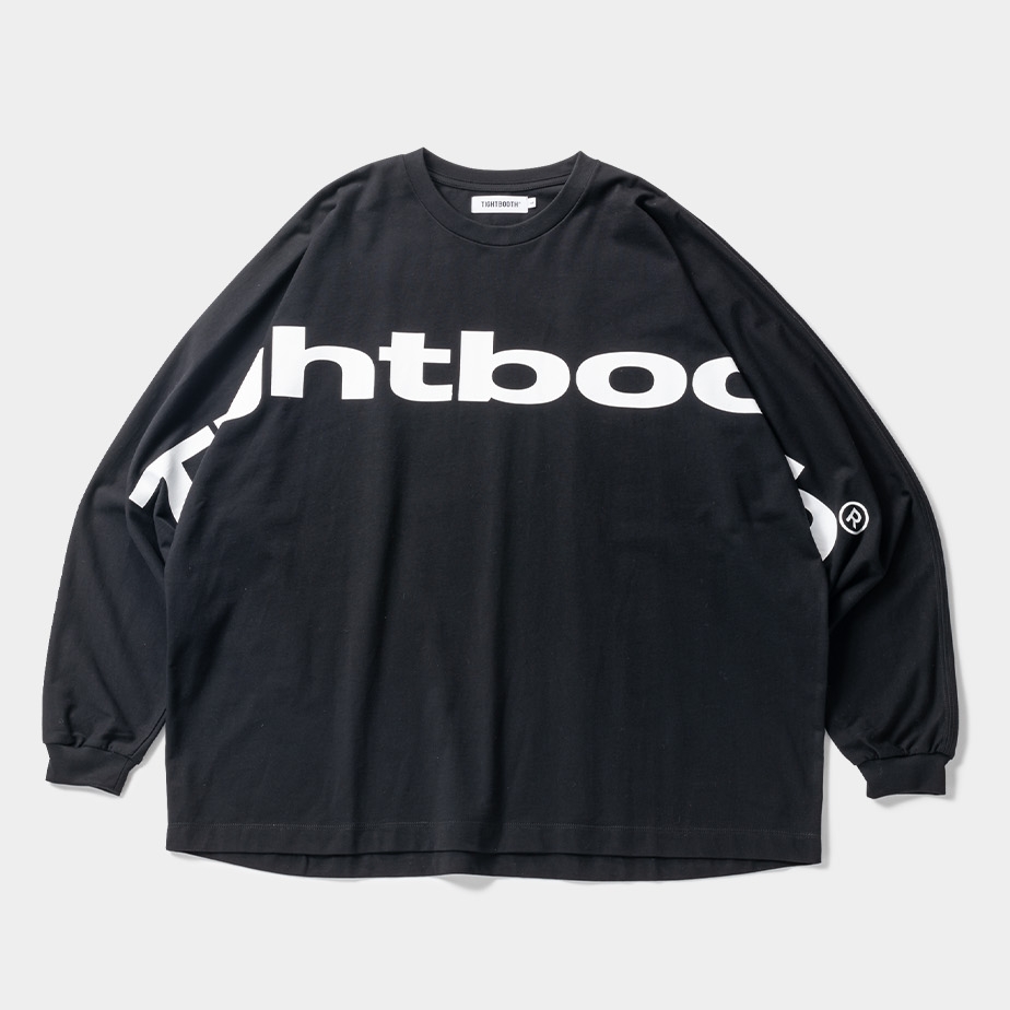 画像: TIGHTBOOTH/BIG LOGO LS T-SHIRT（Black）［プリント長袖T-24春夏］