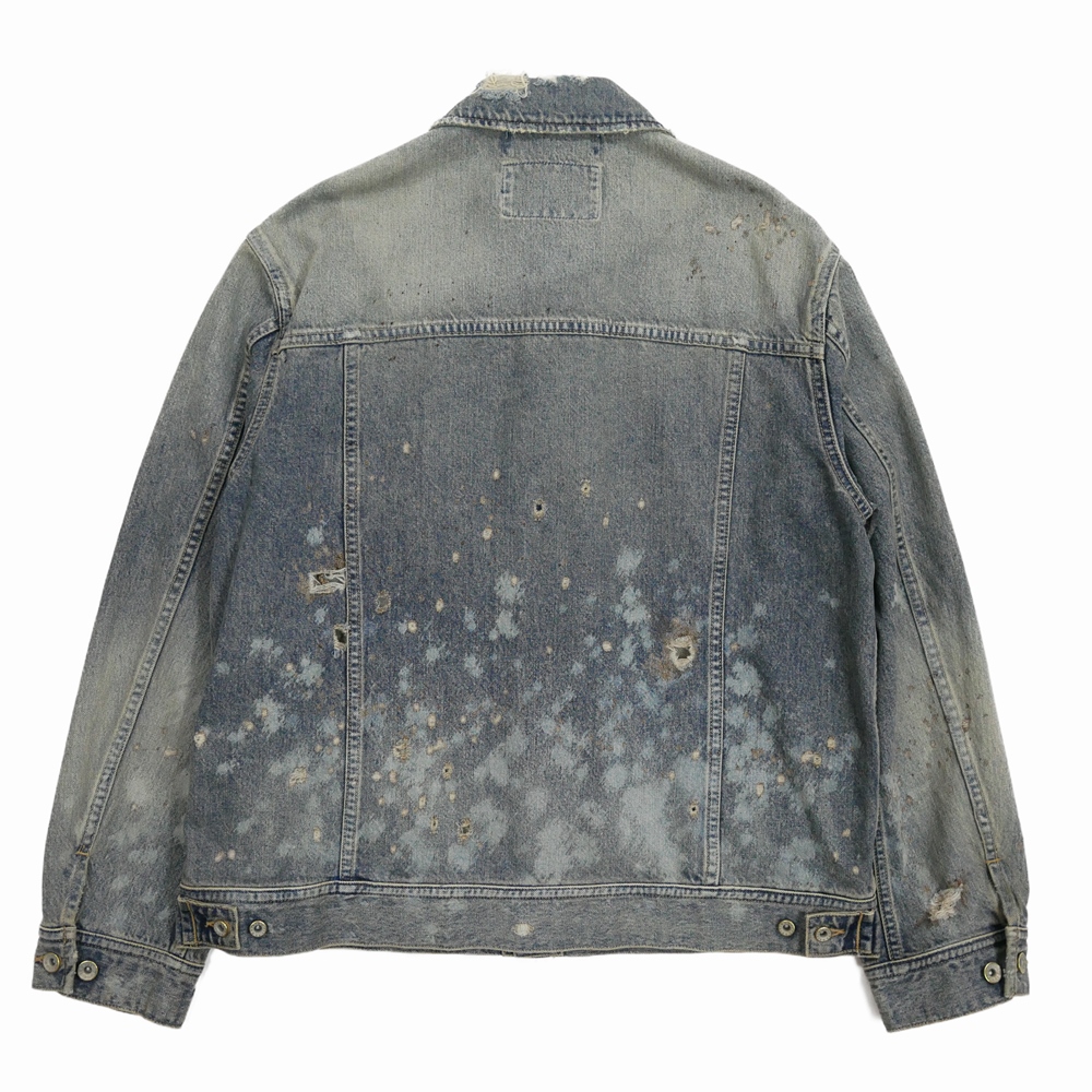 画像: 【30%OFF】DAIRIKU/"Damage" Denim Jacket（Indigo）［"ダメージ"デニムJKT-24春夏］