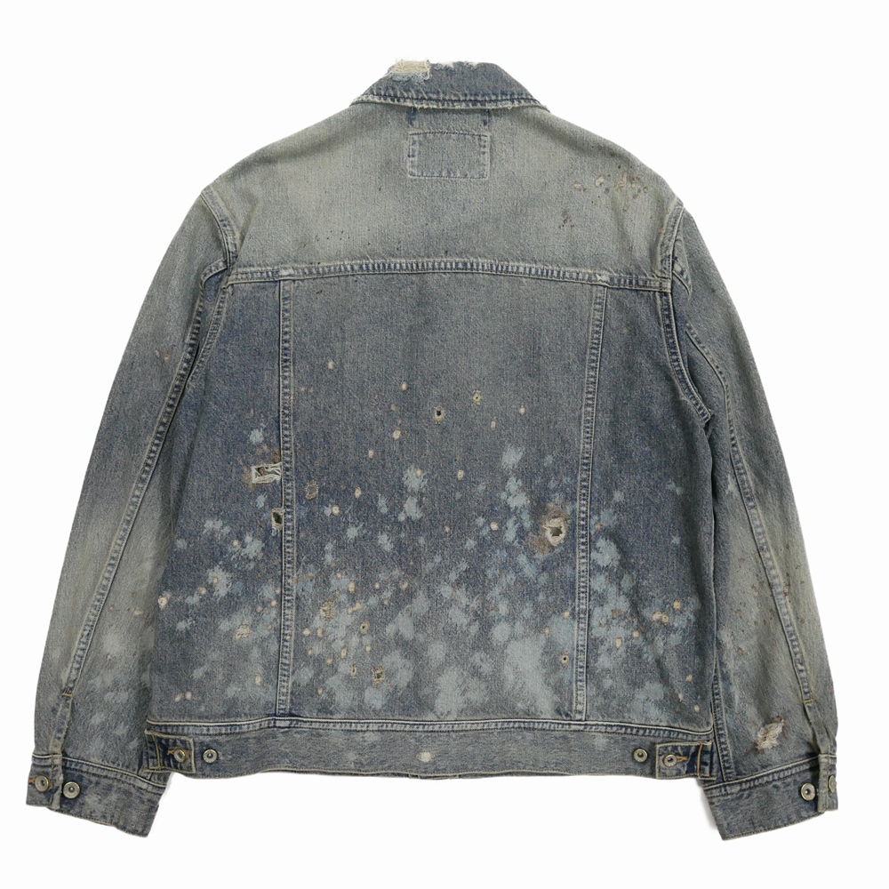 画像: DAIRIKU/"Damage" Denim Jacket（Indigo）［"ダメージ"デニムJKT-24春夏］