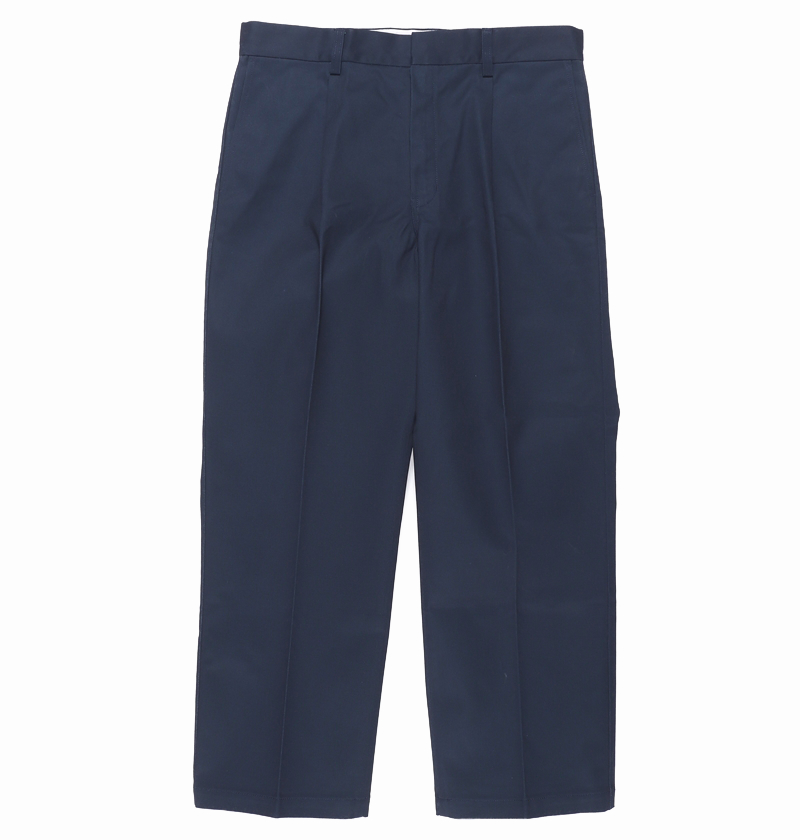 画像: WACKO MARIA/DICKIES / PLEATED TROUSERS（NAVY）［ワンタックトラウザース-24春夏］