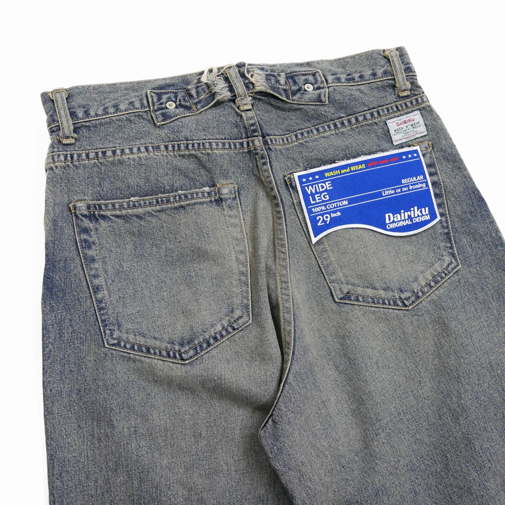 画像: DAIRIKU/"Wide" Denim Pants（Indigo）［"ワイド"デニムパンツ-24春夏］