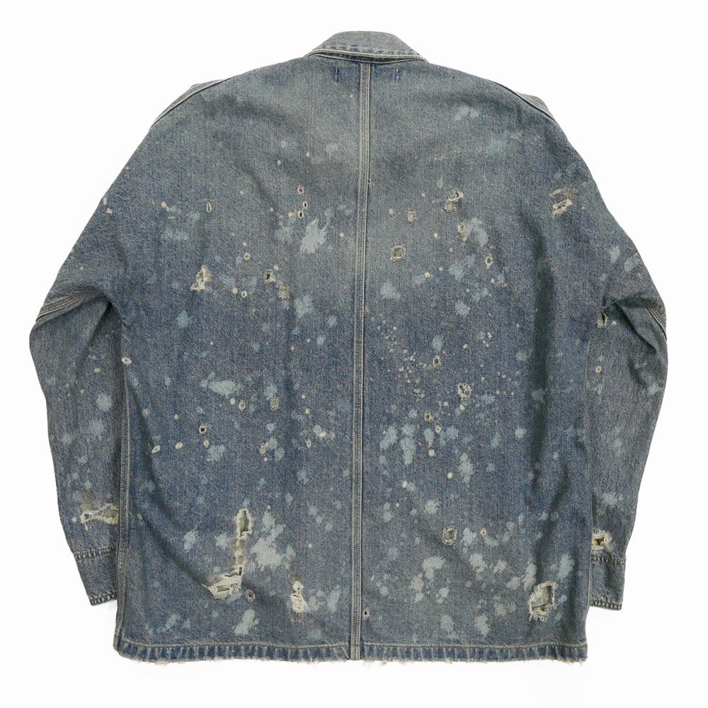 画像: 【30%OFF】DAIRIKU/"Damage" Denim Cover All（Indigo）［"ダメージ"デニムカバーオール-24春夏］
