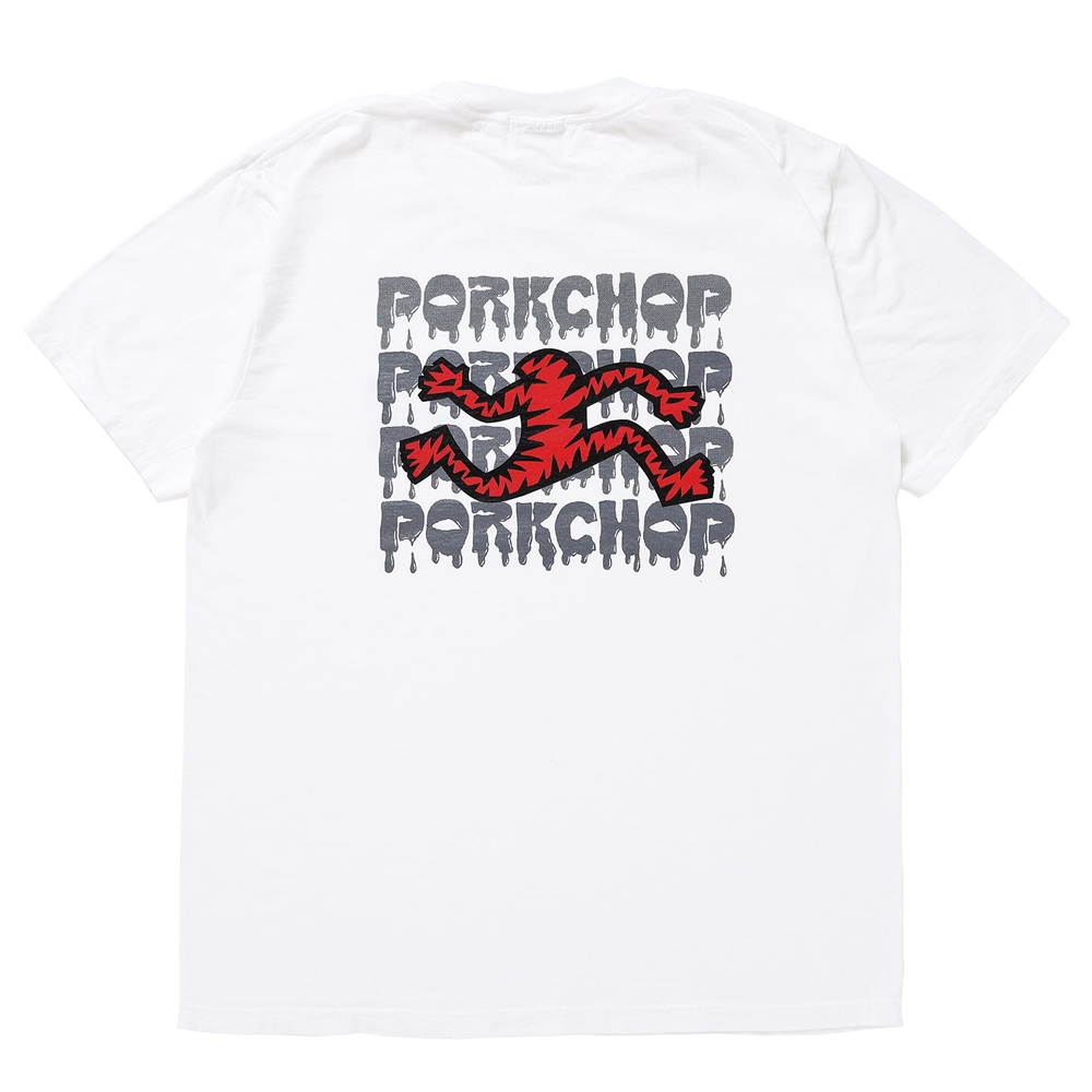 画像: PORKCHOP/AP OLLIEMAN TEE（×AIRWALK CLASSICS）（WHITE）［プリントT-24春夏］