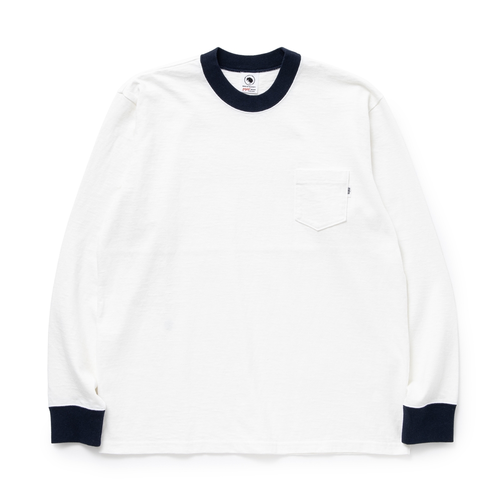 画像: 【30%OFF】RATS/TRIM LS TEE（WHITE）［トリム長袖T-24春夏］