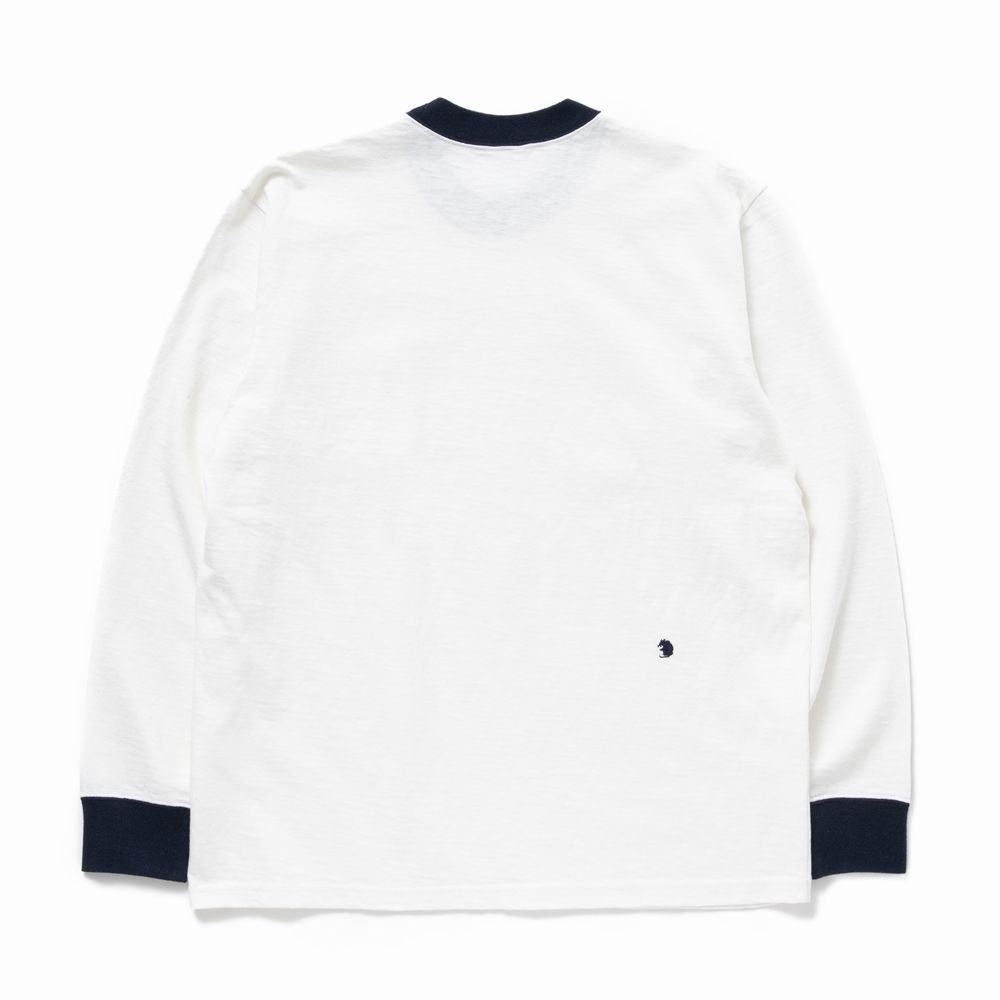 画像: 【30%OFF】RATS/TRIM LS TEE（WHITE）［トリム長袖T-24春夏］
