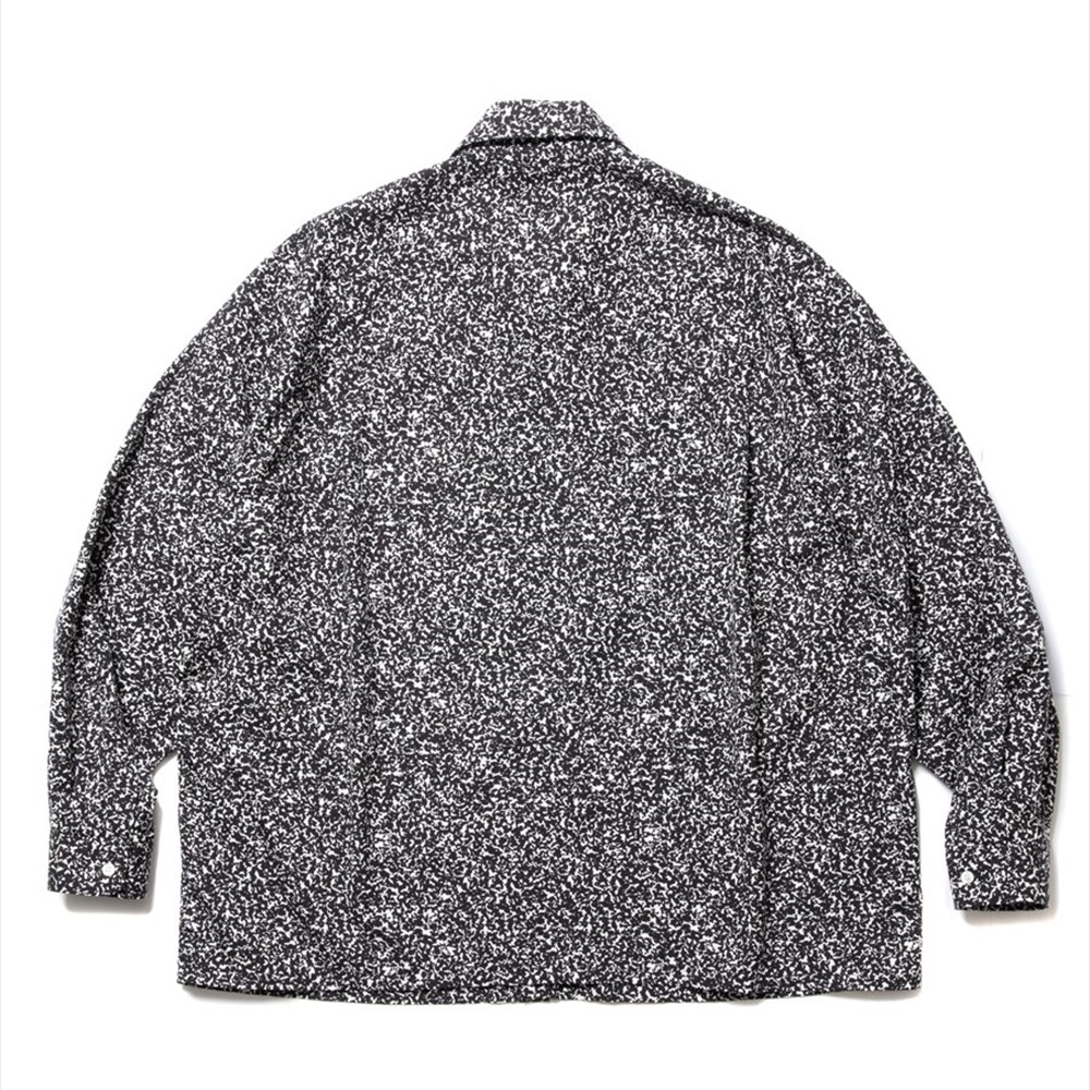 画像: COOTIE PRODUCTIONS/Allover Printed Broad L/S Shirt（Black）［総柄ブロードシャツ-24春夏］