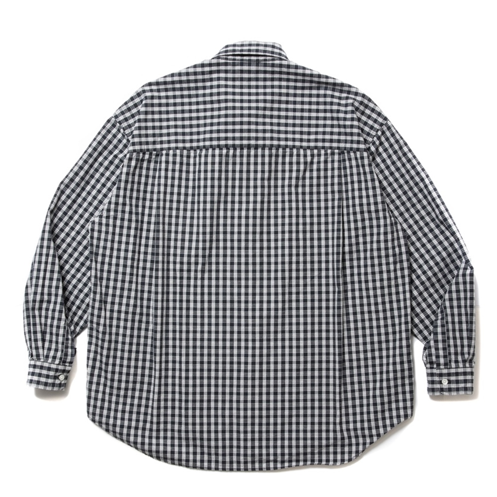 画像: COOTIE PRODUCTIONS/Dobby Check L/S Shirt（Black）［ドビーチェックシャツ-24春夏］