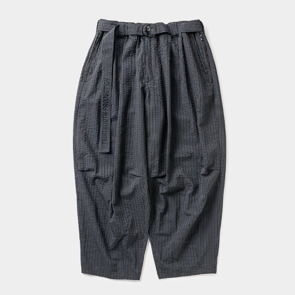 画像: TIGHTBOOTH/SEERSUCKER BALLOON PANTS（Black）［シアサッカーバルーンパンツ-24春夏］