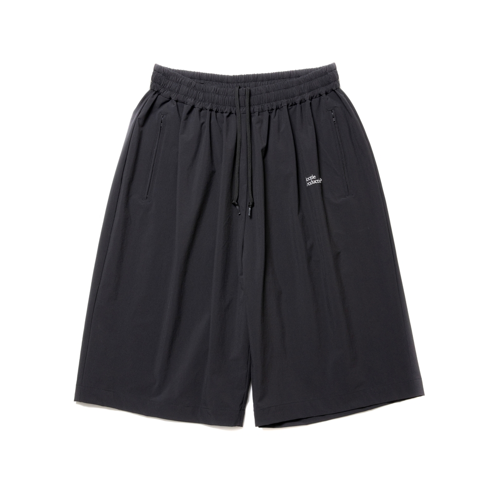 画像: COOTIE PRODUCTIONS/Nylon Light Cloth Wide Training Shorts（Black）［ワイドトレーニングショーツ-24春夏］