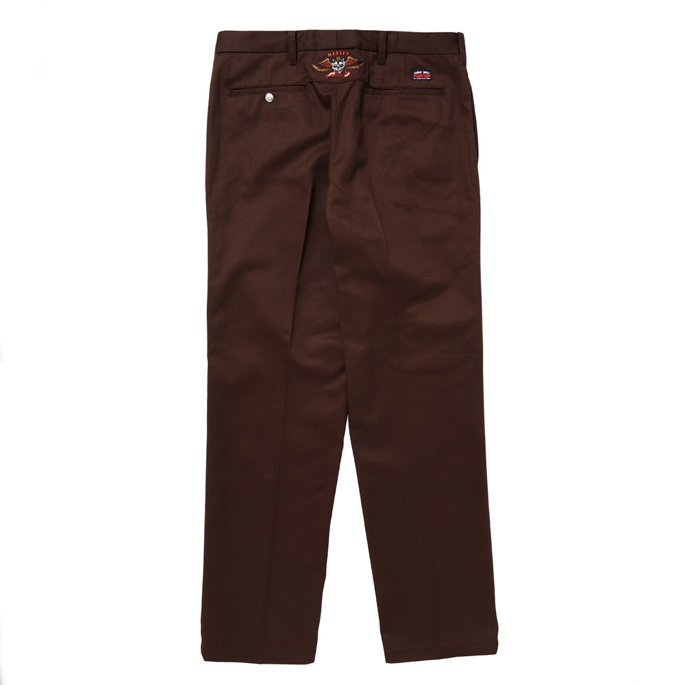 画像: PORKCHOP/HOPSACK PANTS P（BROWN）［ワークパンツ-24春夏］