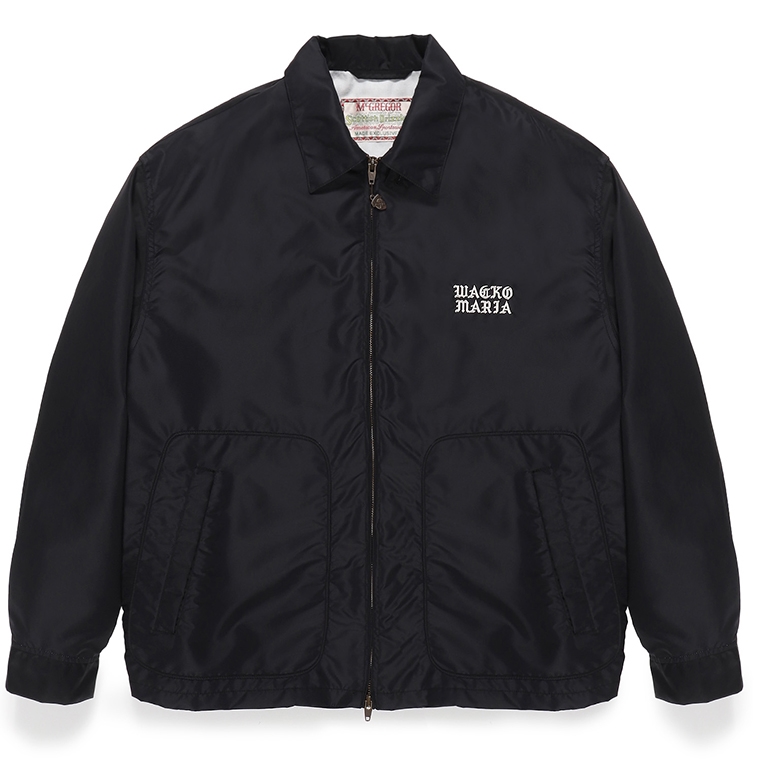 画像: WACKO MARIA/MCGREGOR / NYLON DRIZZLER JACKET（BLACK）［ナイロンドリズラーJKT-24春夏］