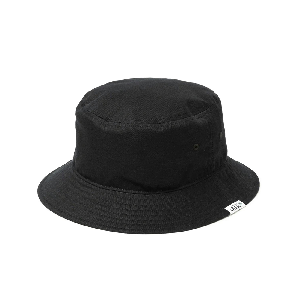 画像: CALEE/EMBROIDERY & WAPPEN BUCKET HAT ＜TYPE B＞（Black/B）［バケットハット-24春夏］