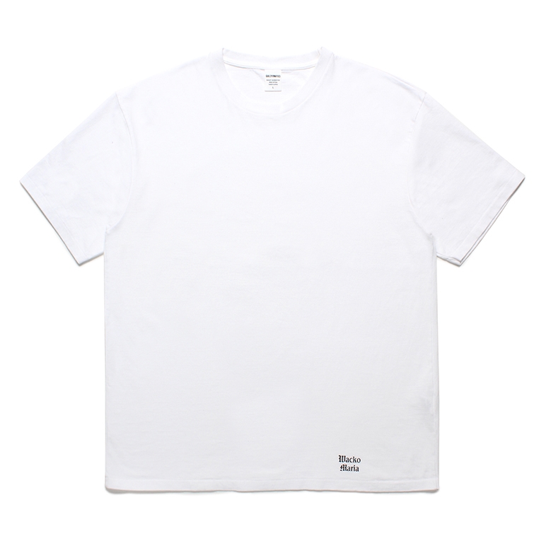 画像1: WACKO MARIA/WASHED HEAVY WEIGHT T-SHIRT（WHITE）［プリントT-24春夏］ (1)