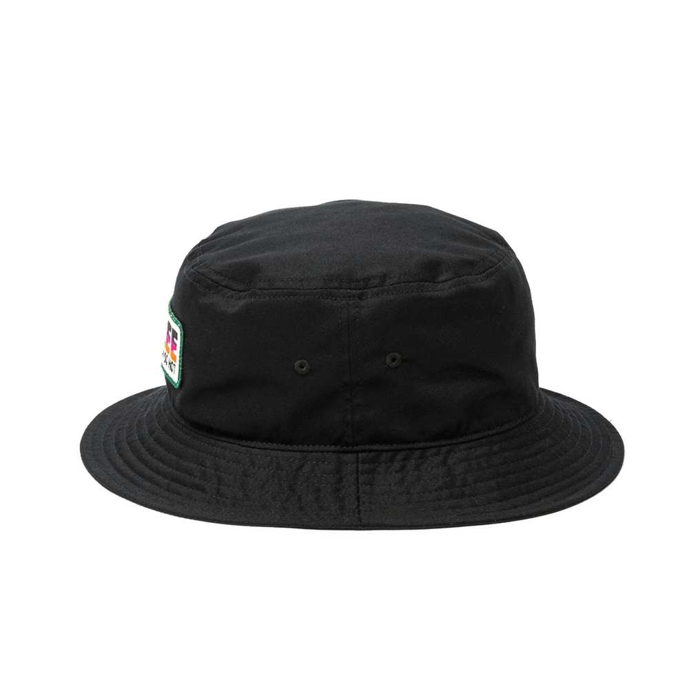 画像: 【30%OFF】CALEE/EMBROIDERY & WAPPEN BUCKET HAT ＜TYPE C＞（Black/C）［バケットハット-24春夏］