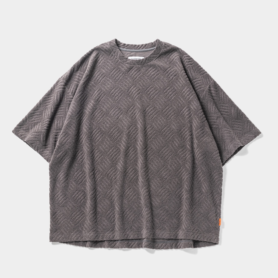 画像: TIGHTBOOTH/CHECKER PLATE T-SHIRT（Charcoal）［チェッカープレートT-24春夏］