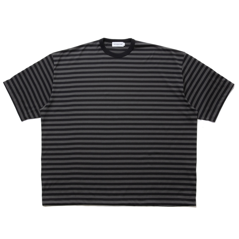 画像: COOTIE PRODUCTIONS/Polyester Border S/S Tee（Black/Gray）［ボーダーT-24春夏］