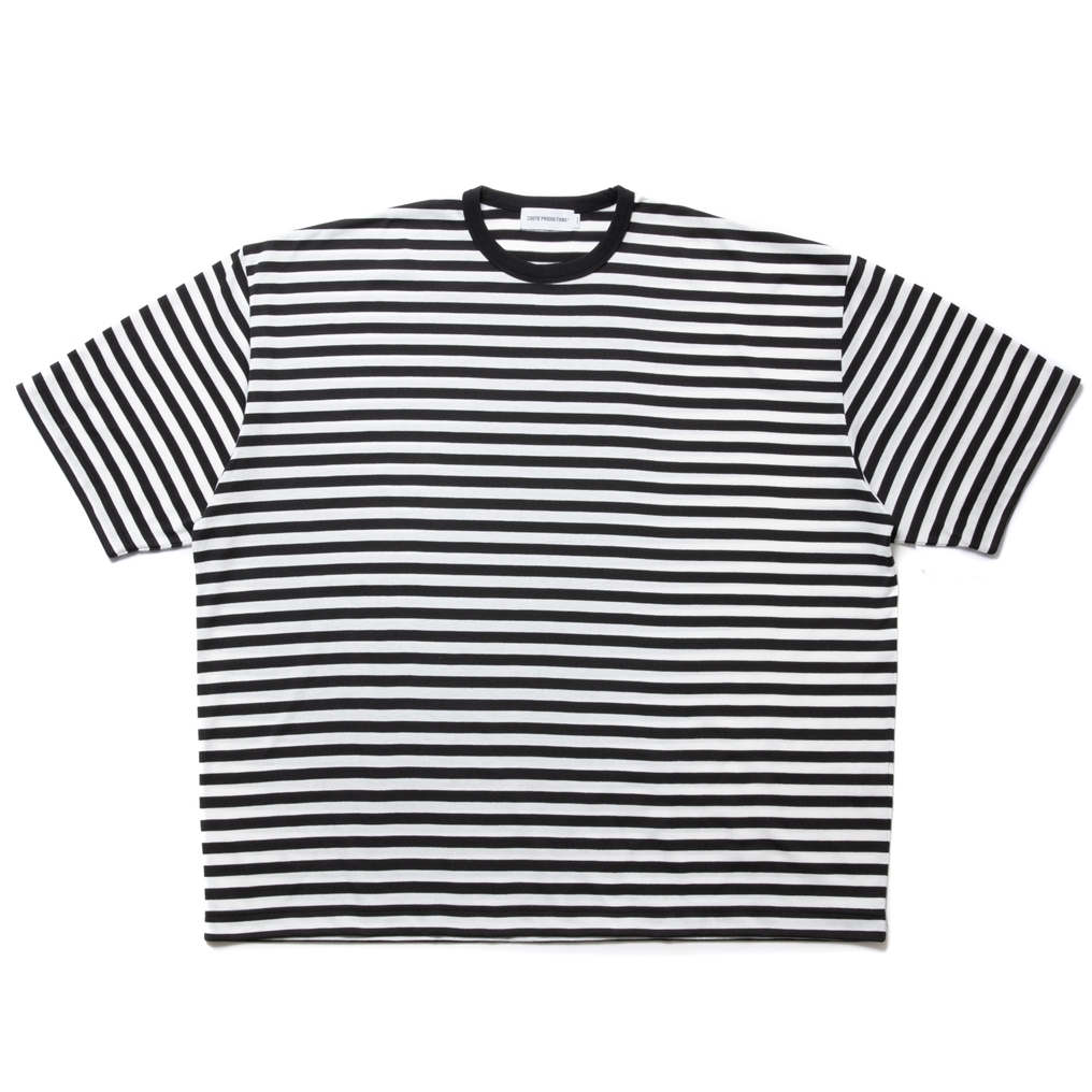 画像: COOTIE PRODUCTIONS/Polyester Border S/S Tee（Black/White）［ボーダーT-24春夏］