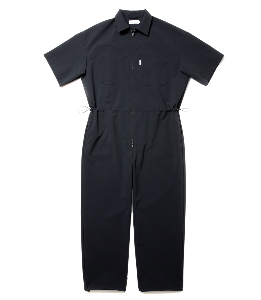 画像: COOTIE PRODUCTIONS/Polyester Typewriter Error Fit Jump Suits（Black）［エラーフィットジャンプスーツ-24春夏］