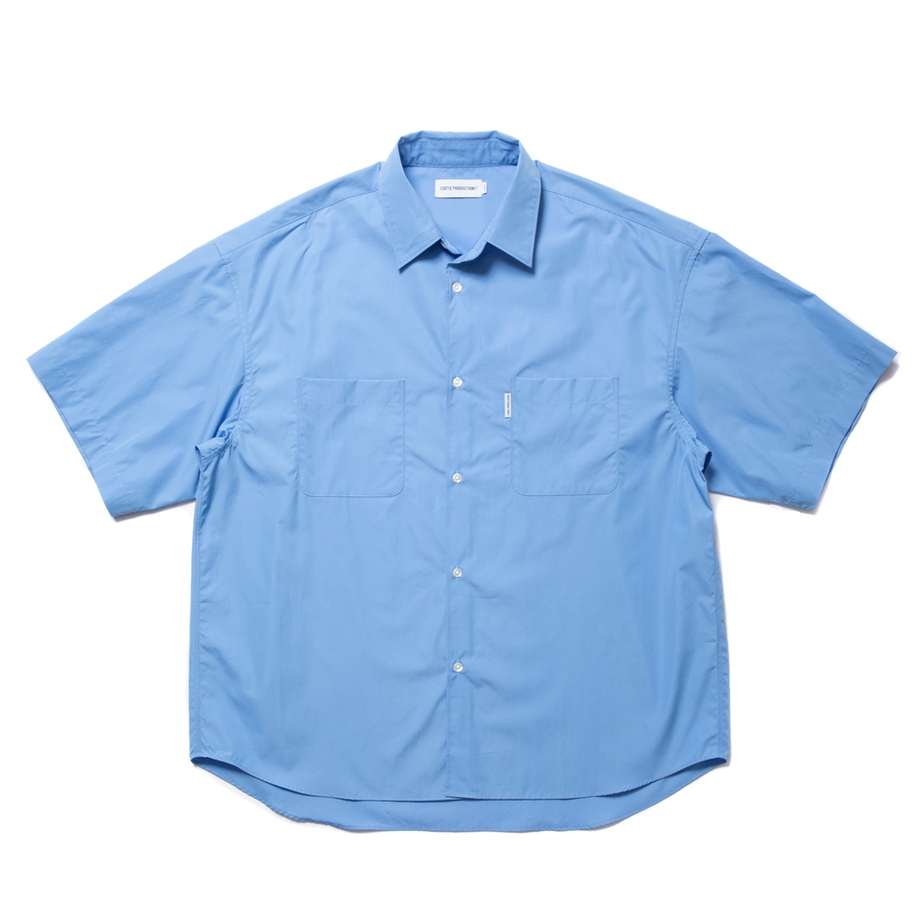 画像: COOTIE PRODUCTIONS/120/2 Broad S/S Shirt（Saxe）［ブロードシャツ-24春夏］