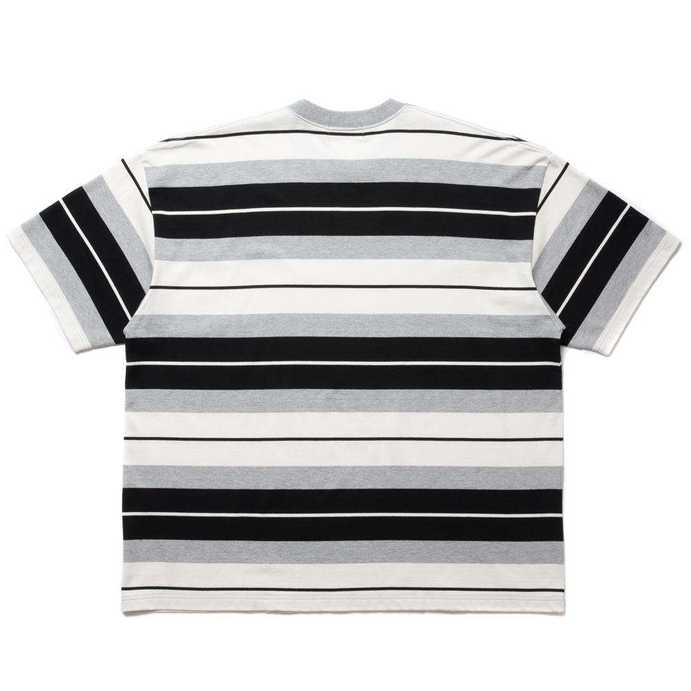 画像: COOTIE PRODUCTIONS/Panel Border S/S Tee（Black/Ash Gray/White）［パネルボーダーT-24春夏］