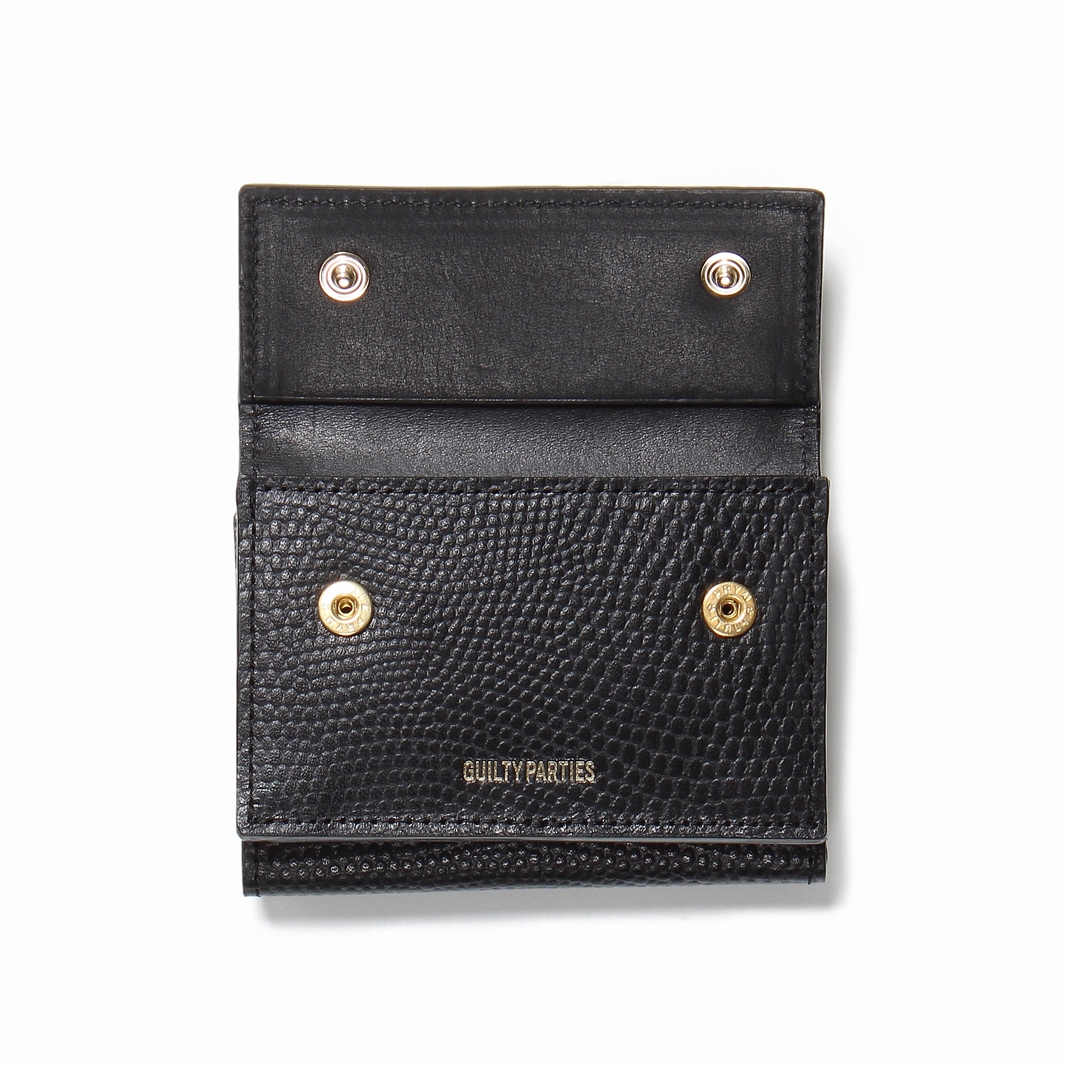 画像: WACKO MARIA/SPEAK EASY / EMBOSS LEATHER MINI WALLET（LIZARD）［ミニウォレット-24春夏］