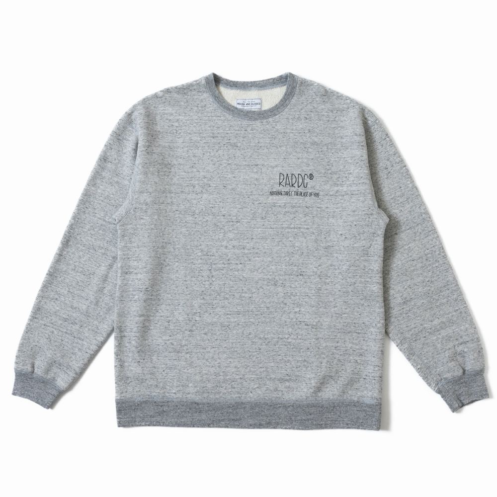 画像: ROUGH AND RUGGED/Y.O CREW（グレー） 【50%OFF】［クルーネックスウェット-22春夏］