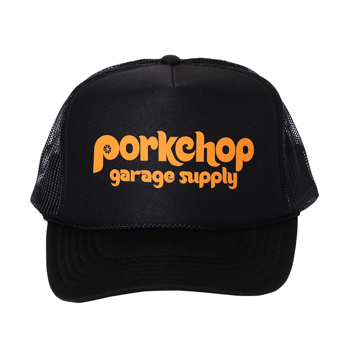 画像: PORKCHOP/WHEEL LOGO MESH CAP（BLACK）［メッシュキャップ-23秋冬］