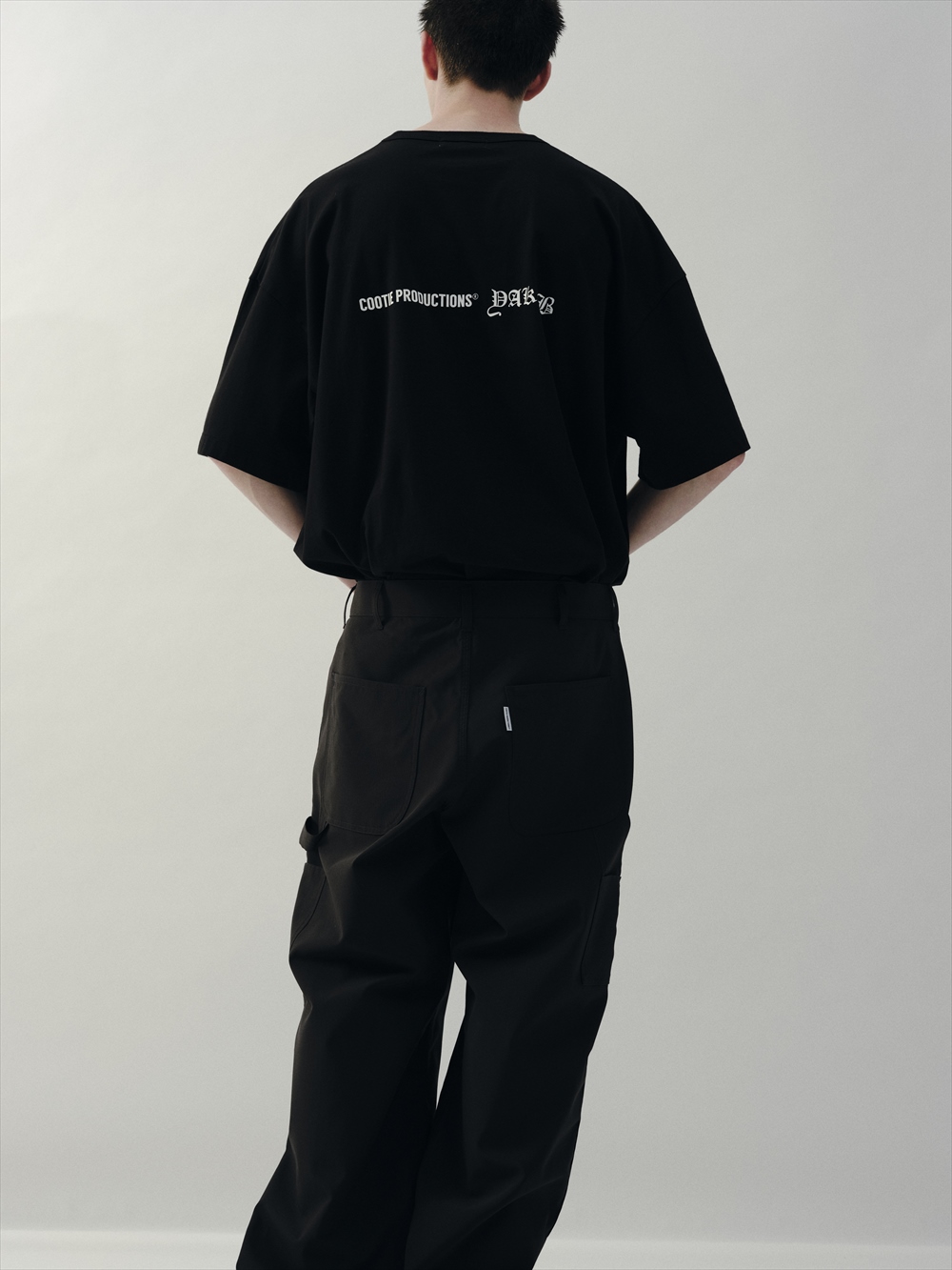 画像: COOTIE PRODUCTIONS/Polyester Typewriter Painter Pants（Black）［ペインターパンツ-24春夏］