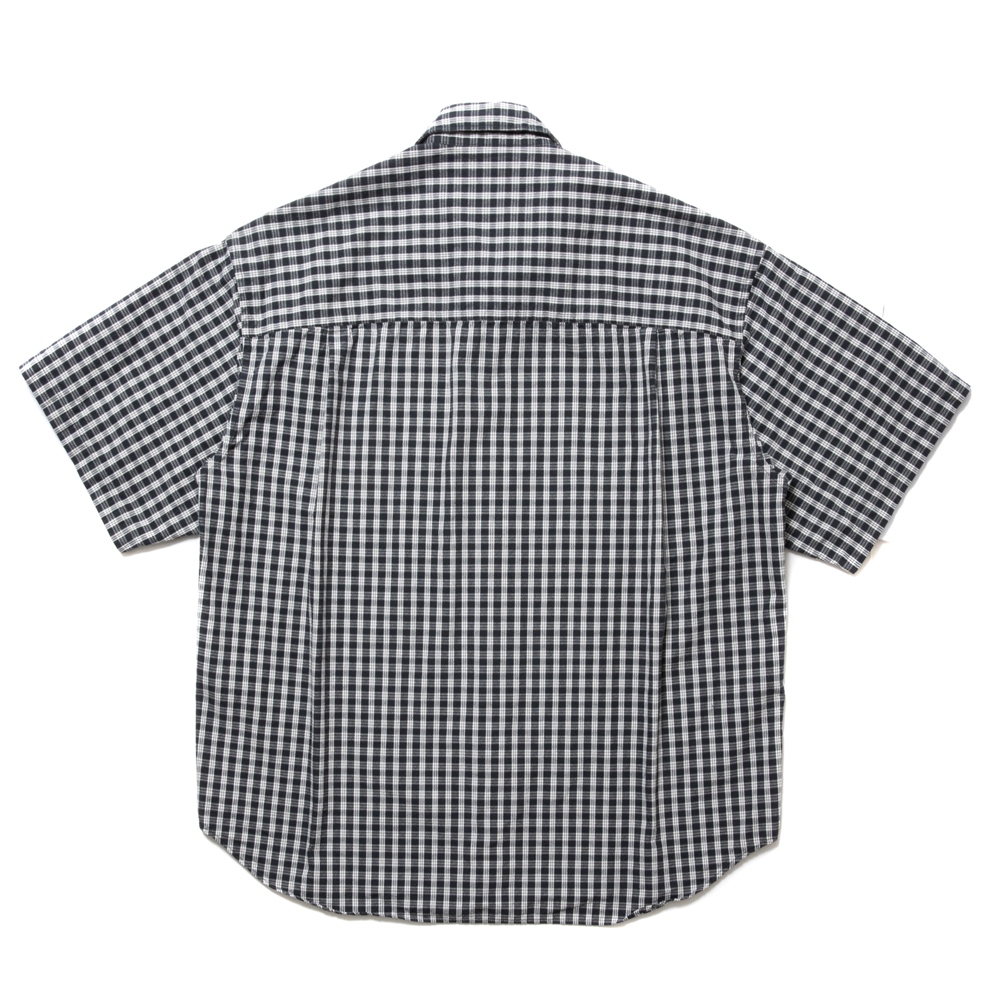 画像: COOTIE PRODUCTIONS/Dobby Check S/S Shirt（Black）［ドビーチェックシャツ-24春夏］