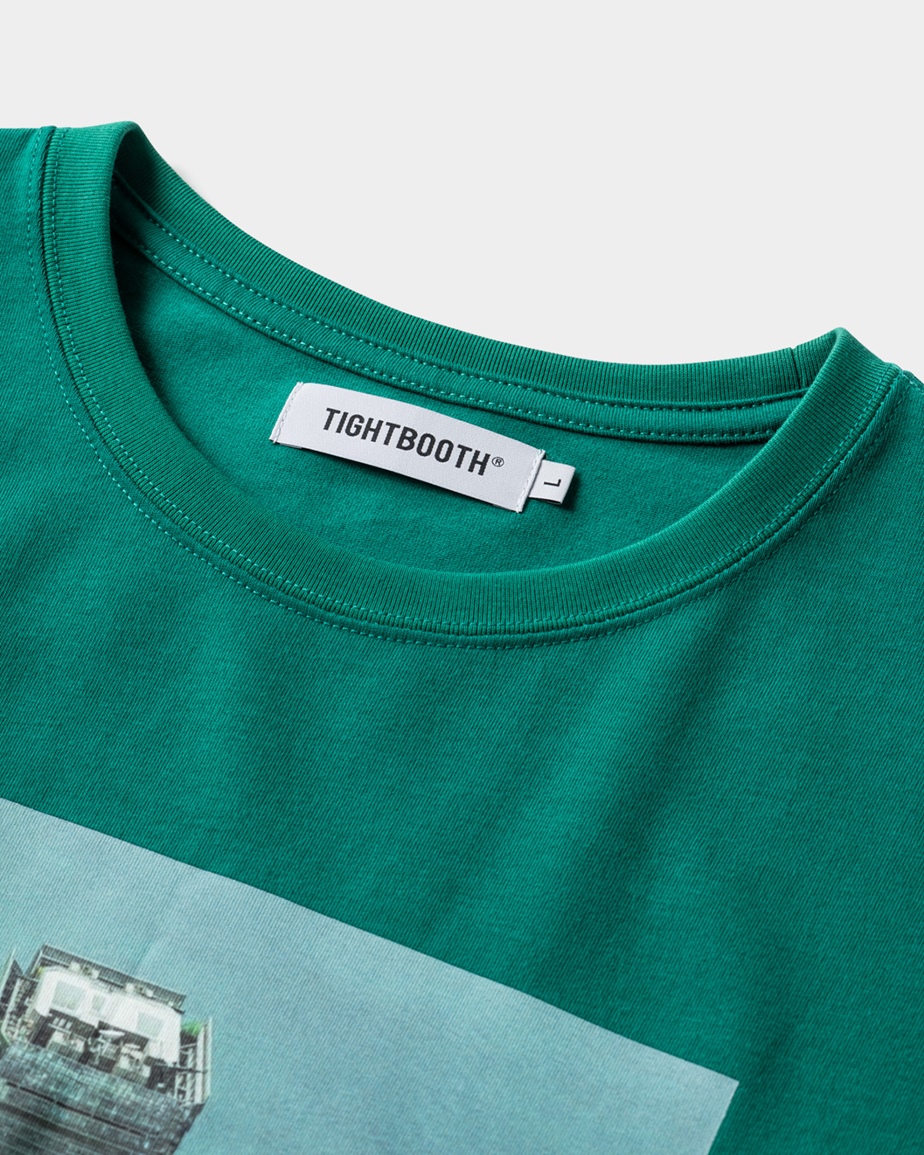 画像: TIGHTBOOTH/JENGA T-SHIRT（Green）［プリントT-24春夏］