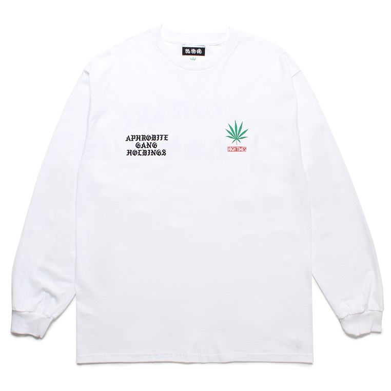 画像: WACKO MARIA/舐達麻 / HIGH TIMES / LONG SLEEVE T-SHIRT（WHITE）［プリント長袖T-24春夏］