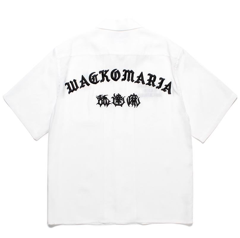 画像: WACKO MARIA/舐達麻 / HIGH TIMES / 50'S OPEN COLLAR SHIRT（WHITE）［50'Sオープンカラーシャツ-24春夏］