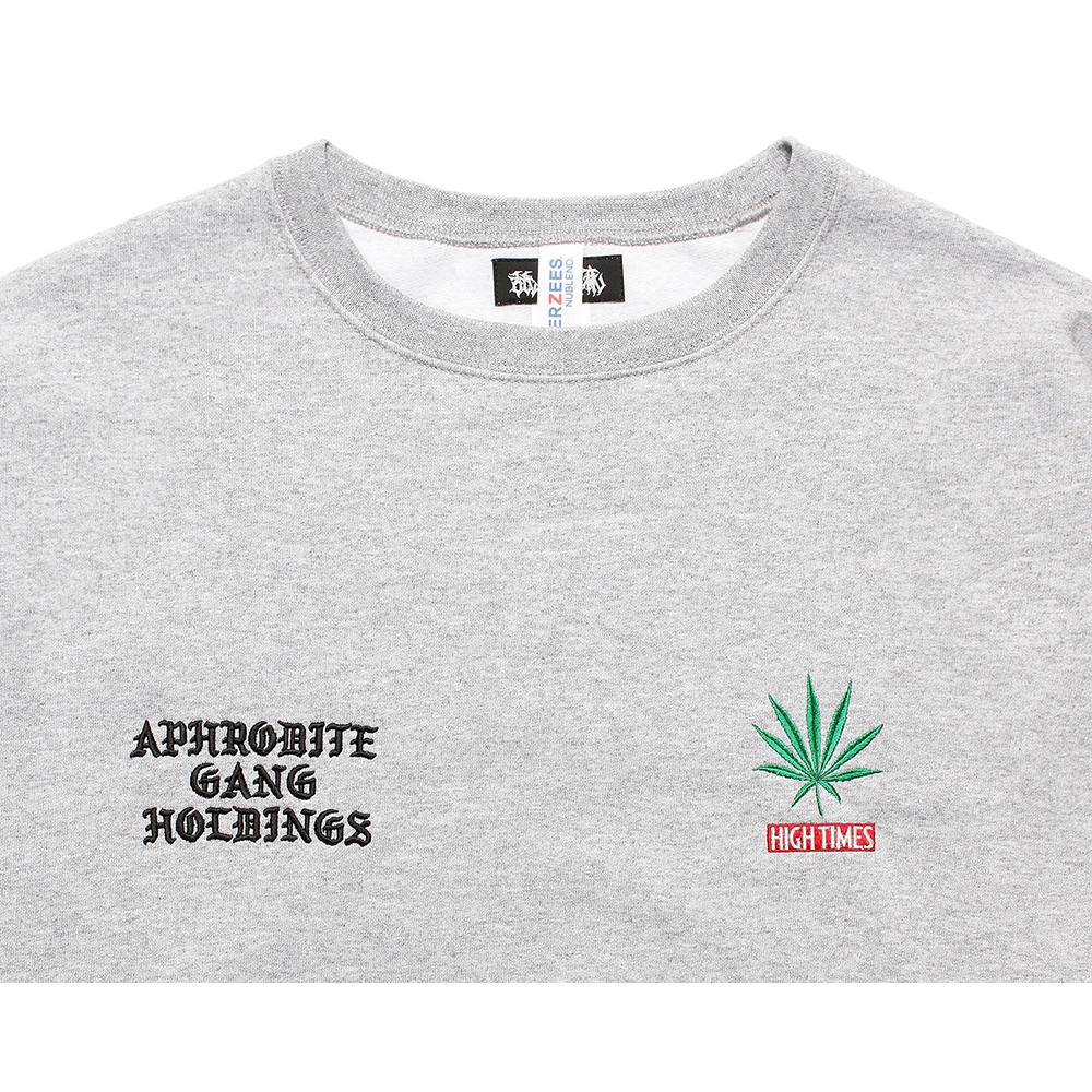 画像: WACKO MARIA/舐達麻 / HIGH TIMES / SWEAT SHIRT（GRAY）［クルーネックスウェット-24春夏］