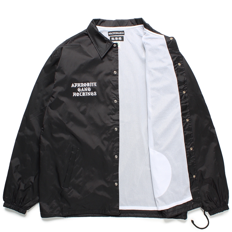 画像: WACKO MARIA/舐達麻 / HIGH TIMES / COACH JACKET（BLACK）［コーチJKT-24春夏］