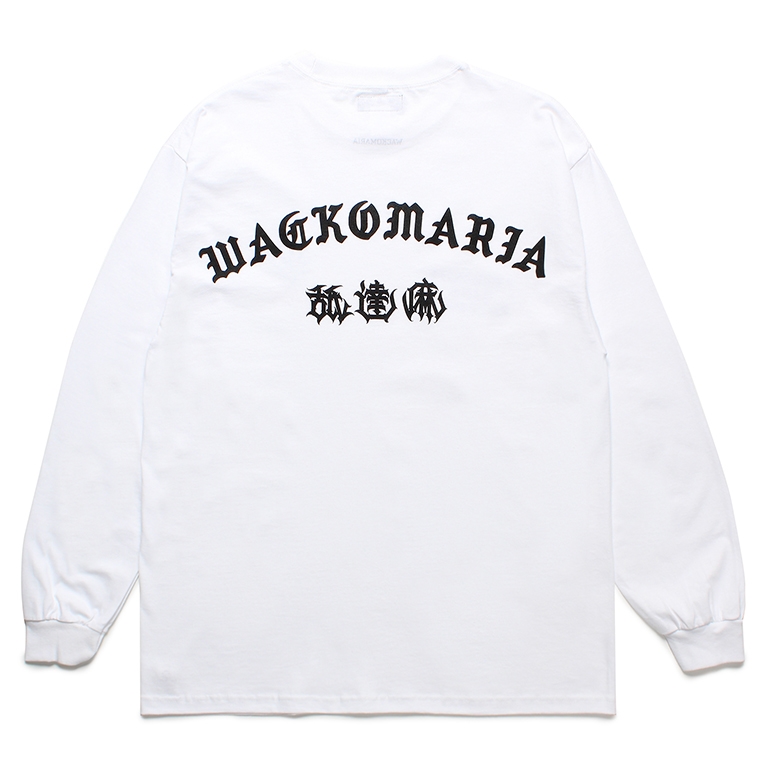 画像: WACKO MARIA/舐達麻 / HIGH TIMES / LONG SLEEVE T-SHIRT（WHITE）［プリント長袖T-24春夏］