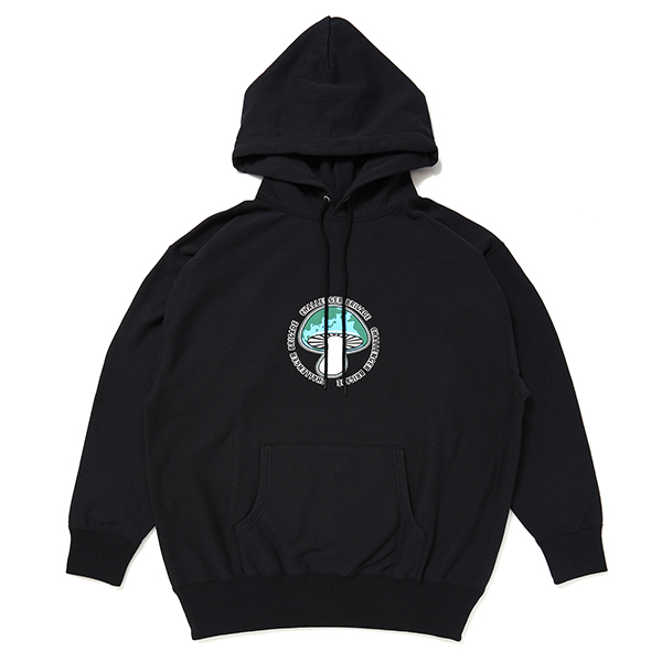 画像: CHALLENGER/SHROOM HOODIE（BLACK）［プルオーバーパーカー-24春夏］