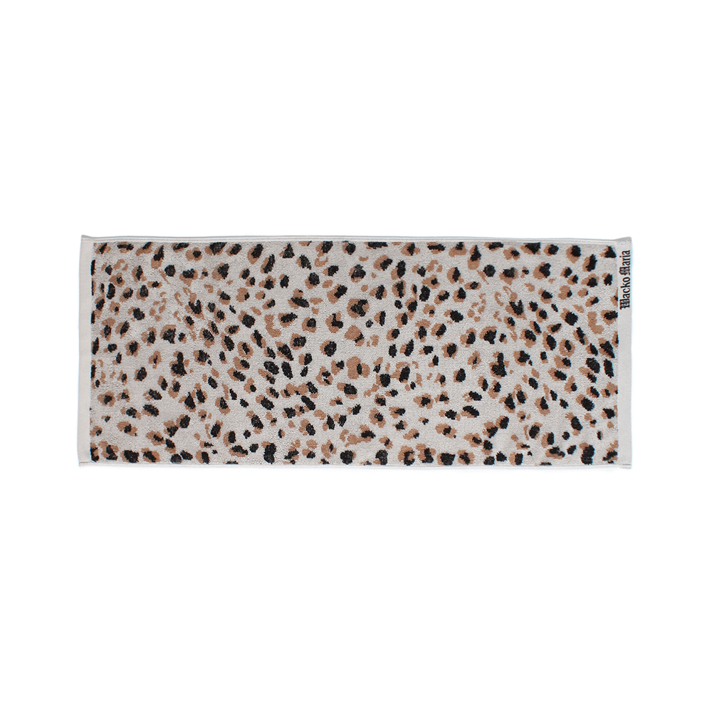 画像: WACKO MARIA/LEOPARD JACQUARD TOWEL（SMALL）（GRAY）［レオパードジャガードタオル-24春夏］