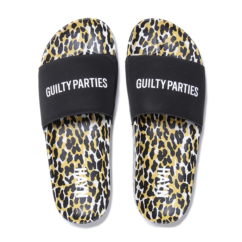 画像: WACKO MARIA/HAYN / LEOPARD SHOWER SANDALS（YELLOW）［レオパードサンダル-24春夏］