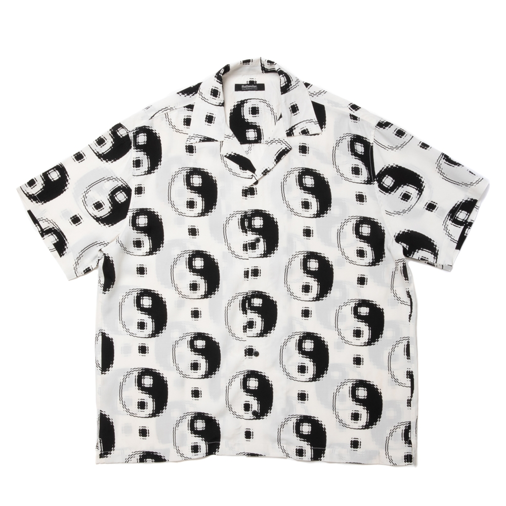 画像: ROTTWEILER/R9 YIN-YANG S/S SHIRT（WHITE）［陰陽シャツ-24春夏］