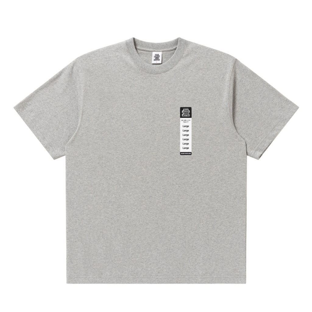 画像: BlackEyePatch/SIZE LABEL TEE（HEATER GRAY）