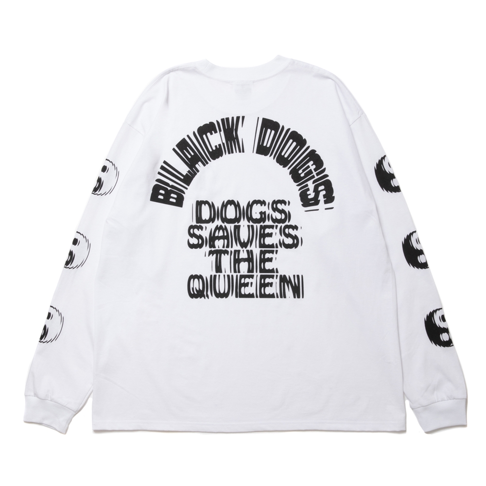 画像: 【30%OFF】ROTTWEILER/CIRCLE L/S TEE（WHITE）［プリント長袖T-24春夏］