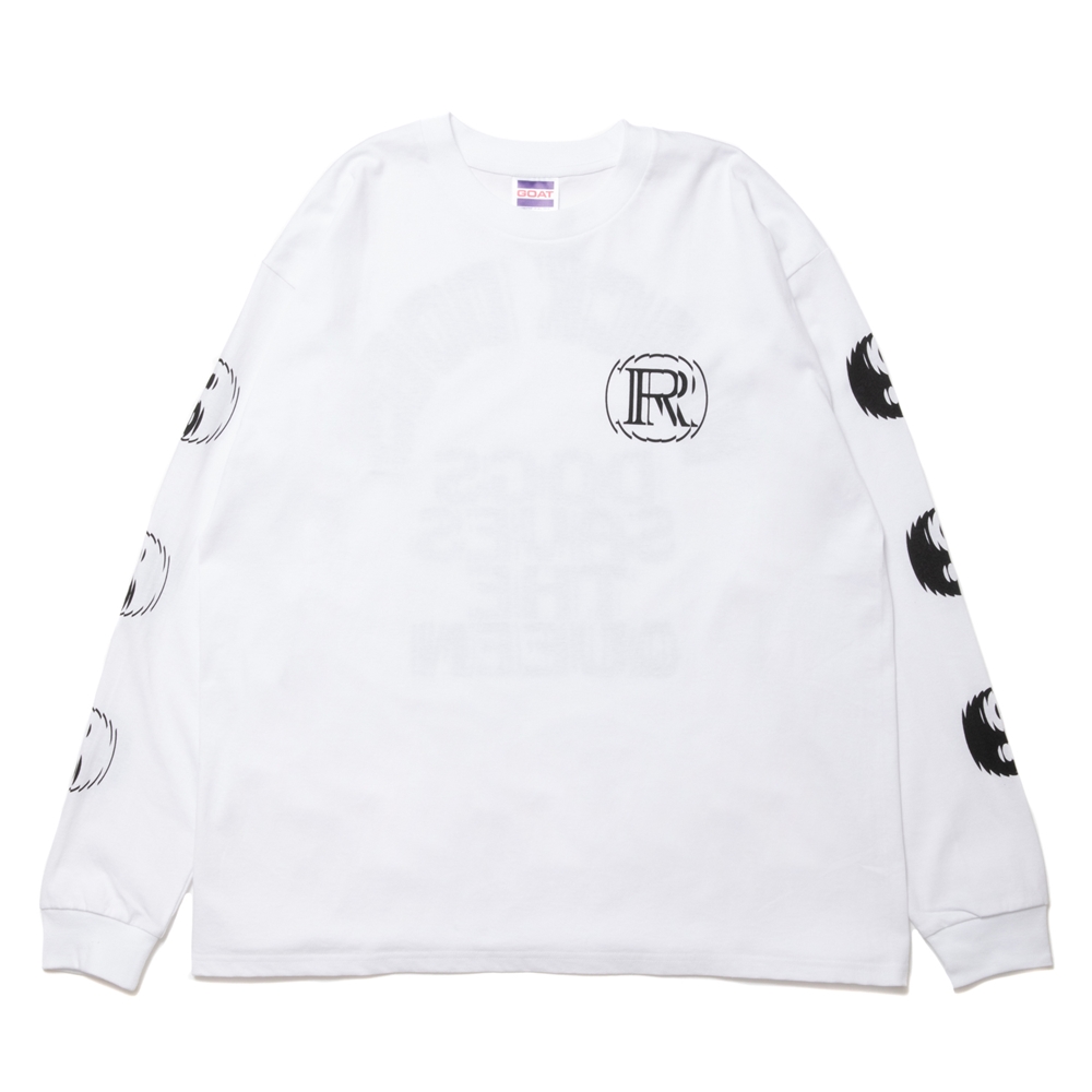 画像: 【30%OFF】ROTTWEILER/CIRCLE L/S TEE（WHITE）［プリント長袖T-24春夏］