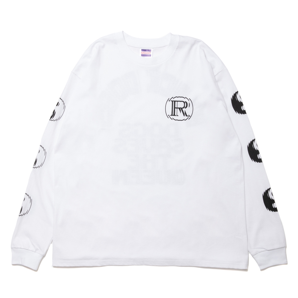 画像: ROTTWEILER/CIRCLE L/S TEE（WHITE）［プリント長袖T-24春夏］