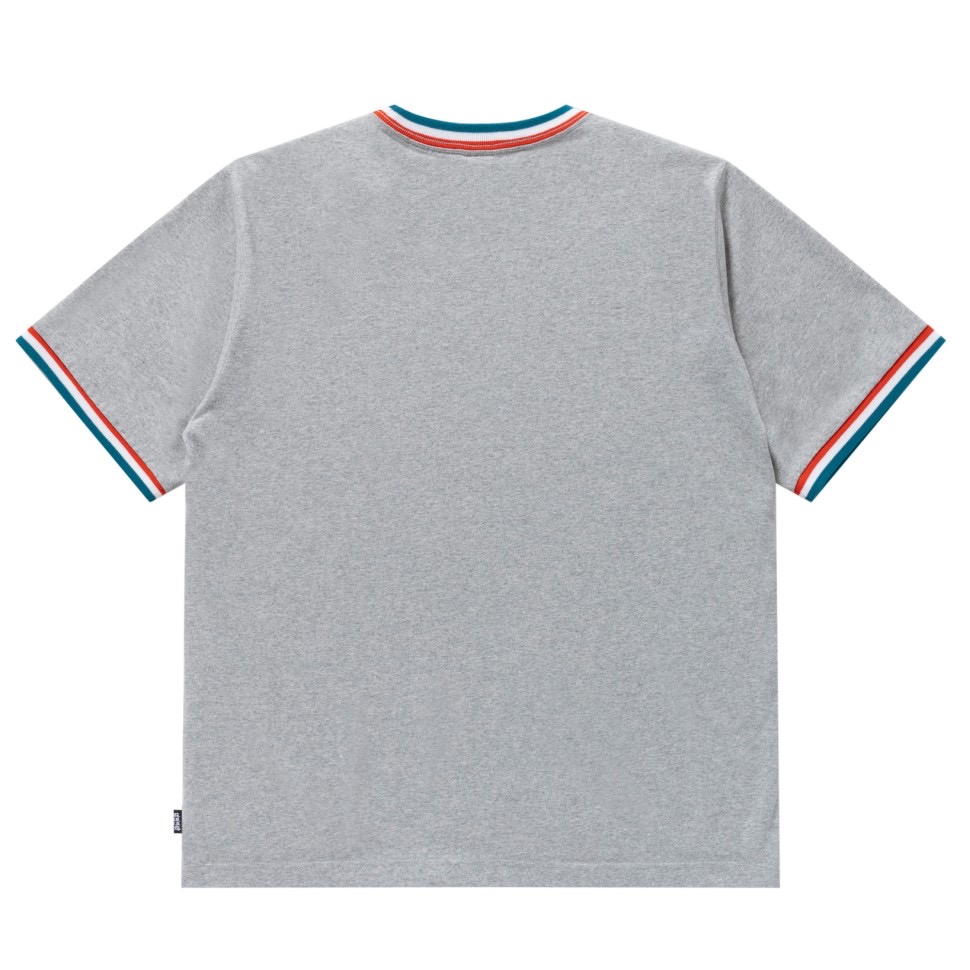 画像: BlackEyePatch/SMALL OG LABEL RIB KNITTED TEE（HEATHER GRAY）