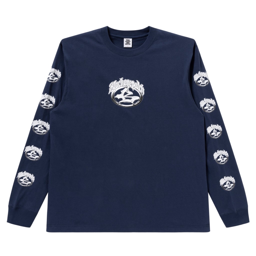 画像: BlackEyePatch/KUSTOM CAR EMBLEM L/S TEE（NAVY）