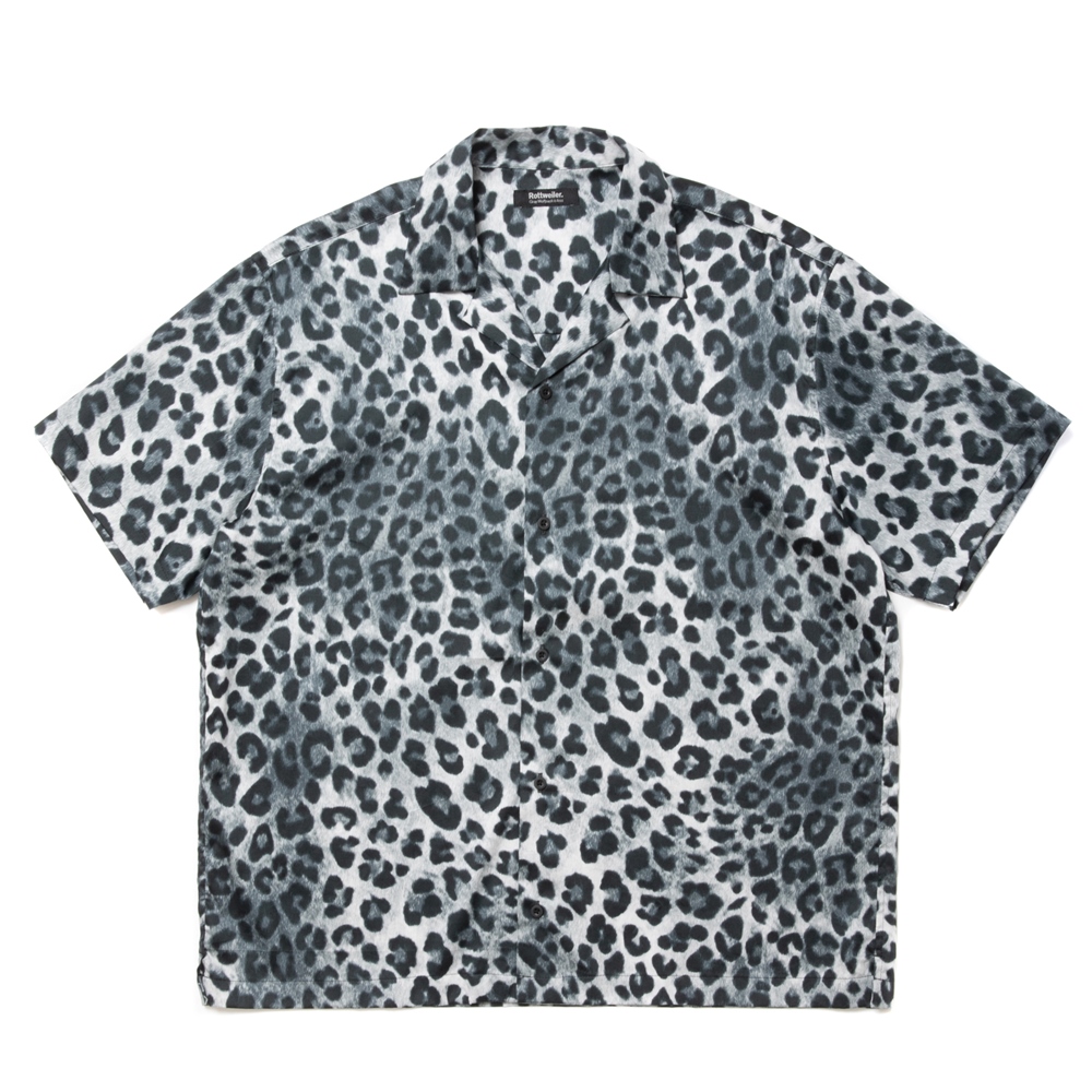 画像: ROTTWEILER/R9 LEOPARD S/S SHIRT（GRAY） 【30%OFF】［レオパードシャツ-24春夏］