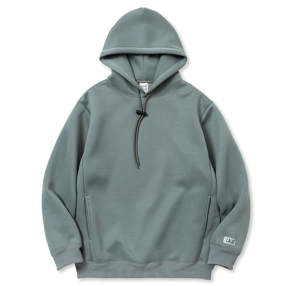 画像: CALEE/MULTI WAY DOUBLE KNIT PULLOVER HD（BLUE GRAY） 【40%OFF】［プルオーバーパーカー-23秋冬］