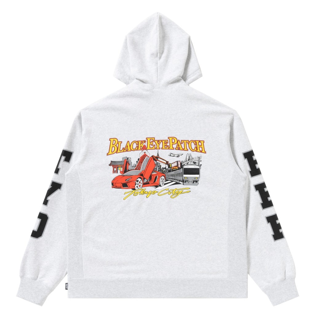 画像: BlackEyePatch/TOKYO SOUVENIR HOODIE（ASH）