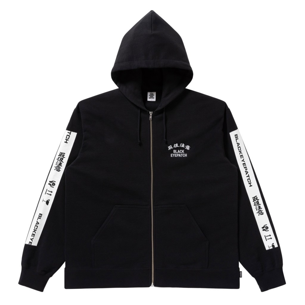 画像: BlackEyePatch/HWC TAPED ZIP HOODIE（BLACK）